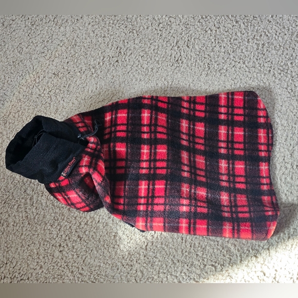 Dog Comfort Coat Dog Jacket Winter Ultra Paws Red Plaid Tartan Water Resistant - Picture 2 of 8